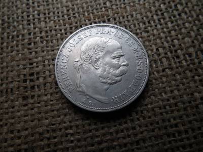 Ezüst , Ferenc József 5 korona 1900 KB