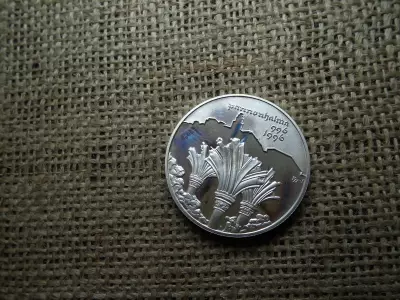 Ezüst 1000 forint 1995 PP , Pannonhalma 996 - 1996 