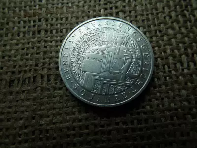 Németország , ezüst 10 márka 2001 G , Deutsche Mark Federal Constitutional Court