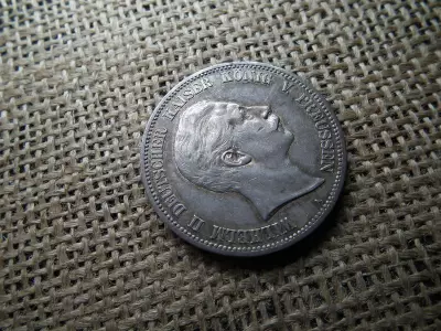 Porosz , ezüst 5 márka 1903 A , mark 