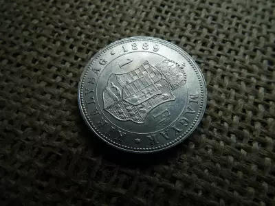 Ferenc József , ezüst 1 forint 1889 KB , Körmöcbánya 