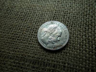 Ferenc József , ezüst 1 forint 1882 KB , Körmöcbánya