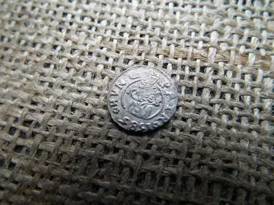 Rudolf , ezüst dénár 1585 KB , Körmöcbánya ! denár 