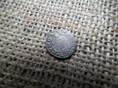Rudolf , ezüst dénár 1607 KB , Körmöcbánya ! denár 