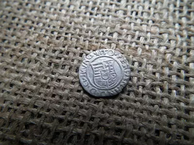I. Ferdinánd ezüst dénár 1550 KB , Körmöcbánya , denár