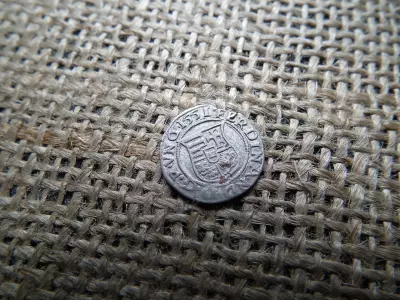 I. Ferdinánd ezüst dénár 1551 KB , Körmöcbánya , denár