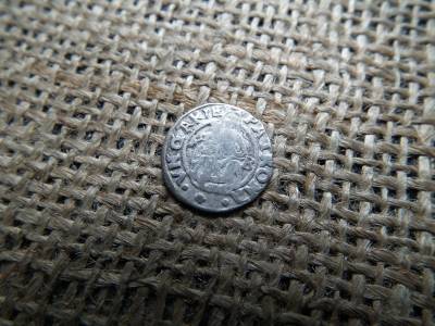 I. Ferdinánd ezüst dénár 1553 KB , Körmöcbánya , denár