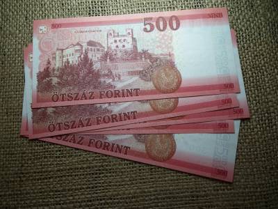 500 forint 2018 EE  UNC 5 db sorszámkövető 