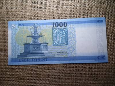 1000 Forint Bankjegy 2017 DE EF