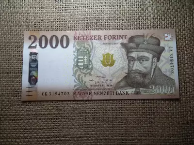 2000 Forint Bankjegy 2020 CK UNC