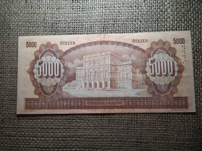 5000 forint 1993 J , nagyon szép 