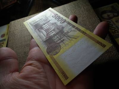 5000 Forint Bankjegy 2016 BB EF