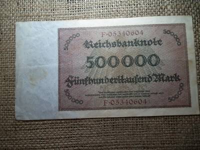 Németország 500000 márka 1923 , mark 