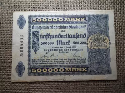 Németország 500000 márka 1923 , mark 