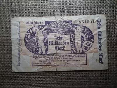 Németország 10 milliárd márka 1923 , mark 