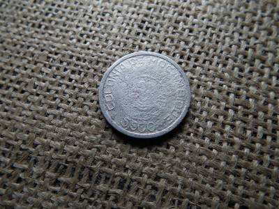 Mozambik ezüst 5 escudos 1949 , escudo 
