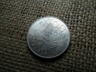 Portugália 100 escudos 1974 , escudo , 1974. ÁPRILIS 25-I FORRADALOM