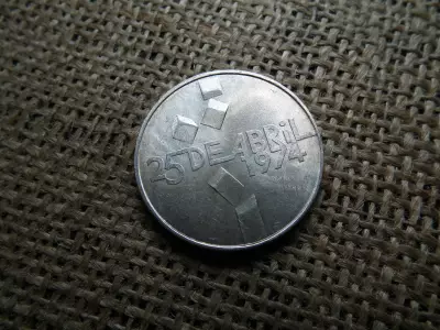 Portugália 100 escudos 1974 , escudo , 1974. ÁPRILIS 25-I FORRADALOM