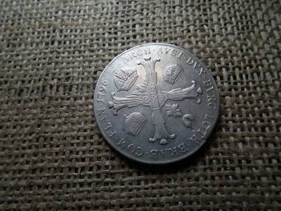 II. Ferenc , ezüst 1 tallér 1796 A , fülnyom  , thaler 
