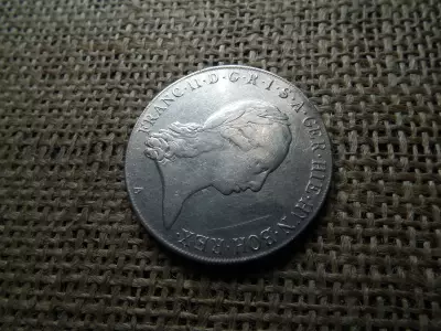 II. Ferenc , ezüst 1 tallér 1796 A , fülnyom  , thaler 