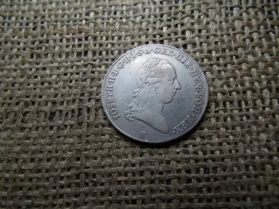II. József 1/4 Korona Tallér 1790 B , ezüst 