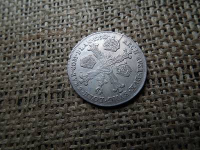II. József 1/4 Korona Tallér 1790 B , ezüst 