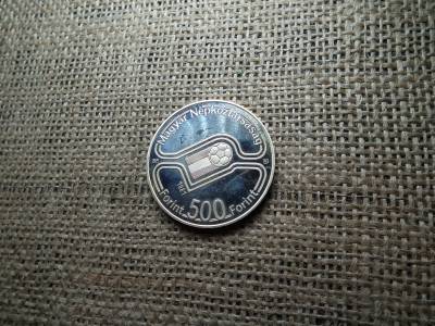 Ezüst 500 forint 1981 PP , foci VB