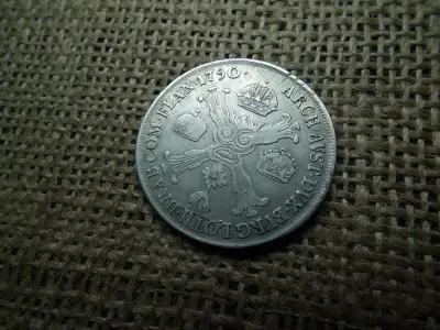 II. József 1/2 Korona Tallér 1790 M , ezüst , Milánói veret , ritkább ! 