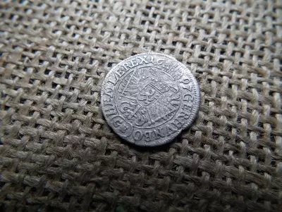 I. Lipót , ezüst 3 krajcár 1697 CE , Prága ,  kreuzer 