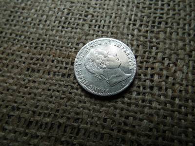 Ferenc József , ezüst 1/4 Florin 1860 V , Velence 