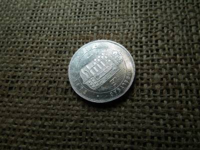 Ferenc József , ezüst 1 forint 1872 KB , Körmöcbánya , extra 