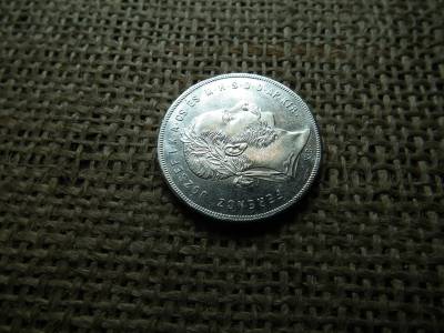 Ferenc József , ezüst 1 forint 1872 KB , Körmöcbánya , extra 