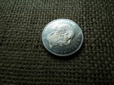 Ferenc József , ezüst 1 forint 1872 KB , Körmöcbánya , extra 