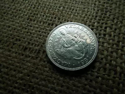 Ezüst 2 pengő 1931 , ritka , nagyon szép ! R 