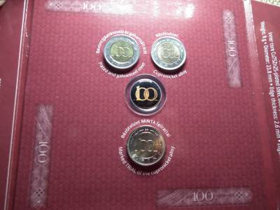 100 forint 2018 , 2019 MINTA szett  ! Minta 100 forint  2018 + 2019 pár ! 