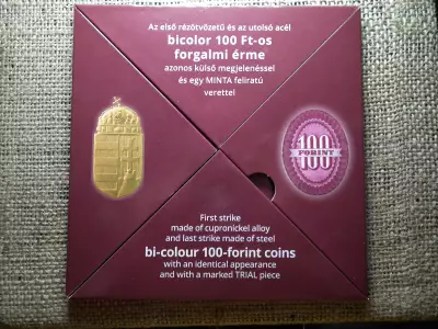 100 forint 2018 , 2019 MINTA szett  ! Minta 100 forint  2018 + 2019 pár ! 