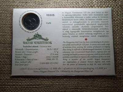 50 forint 2006 vöröskereszt első napi veret 