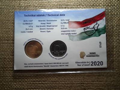 COVID - 19 TISZTELET A HŐSÖKNEK 10 - 20 FORINT 2020  MENTŐK