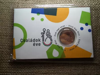 CSALÁDOK ÉVE 50 FORINT 2018 ELSŐ NAPI VERET 