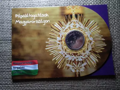 Pápalátogatások Magyarországon bliszter csak 500 db , 50 forint 2021 