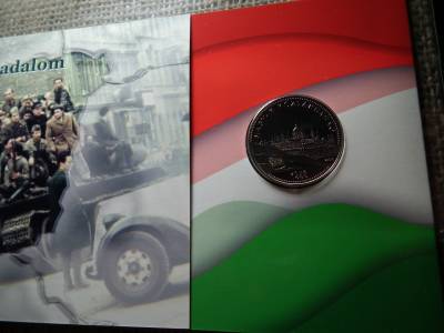 1956 - 2006 50 Forint 2006 elsőnapi veret bliszter + 500 Forint 2006 UNC bankjegy , alacsonyabb sorszám 