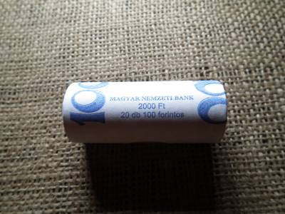 100 éves a Magyar Nemzeti Bank 100 forint 2024 - 20 db UNC - bontatlan, matricával lezárt MNB rolni