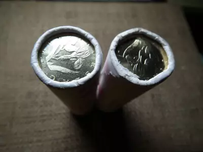 20 forint 2020 , verdefényes  , bontatlan rolni ! ár / db 