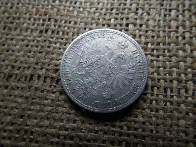 Ferenc József , ezüst 1 florin 1876