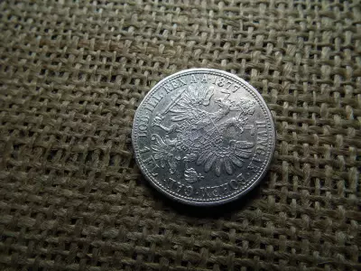 Ferenc József , ezüst 1 florin 1877