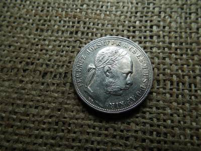 Ferenc József , ezüst 1 forint 1889 KB 
