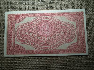 2 korona 1920 , csillagos 