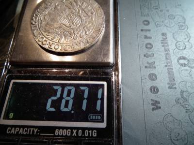 III. Ferdinánd ezüst 1 tallér 1657 KB , Körmöcbánya , tökéletes perem , nem volt füles , sem foglalatban ! Extra állapot 