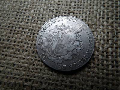 II. József , ezüst 1/2  tallér 1788 A , Bécs 