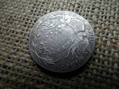 II. József , ezüst 1/2  tallér 1788 A , Bécs 